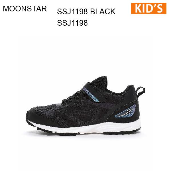 ムーンスター MOONSTAR スーパースター SUPERSTAR SSJ1198 ブラック キッズ ジュニア シューズ スニーカー 正規品