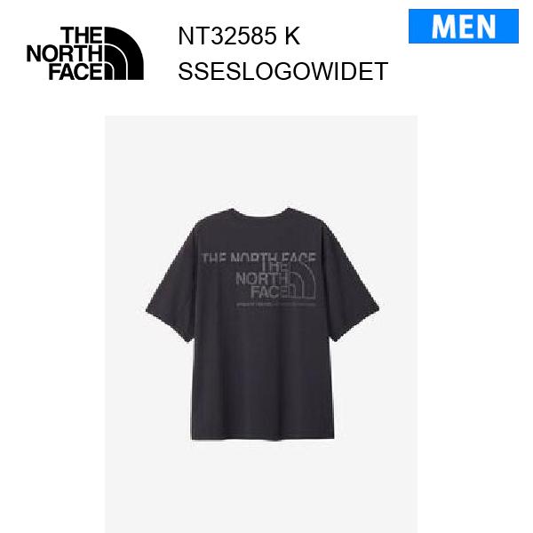 【メール便】26ss ザ・ノース・フェイス ショートスリーブESロゴワイドティー メンズ nt32585 カラー k THE NORTH FACE 正規品