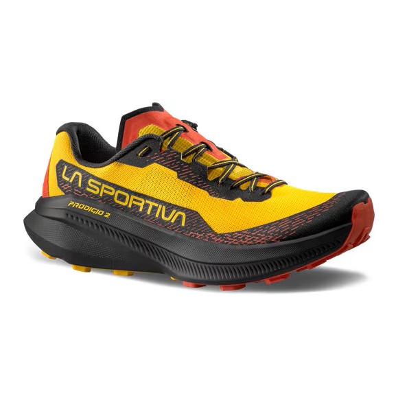 26SS スポルティバ 天使の都市 SPORTIVA トレランシューズ  メンズ Prodigio2 プロディジオ2  zfrs106 y00k00 黄色黒いこと 置き目品
