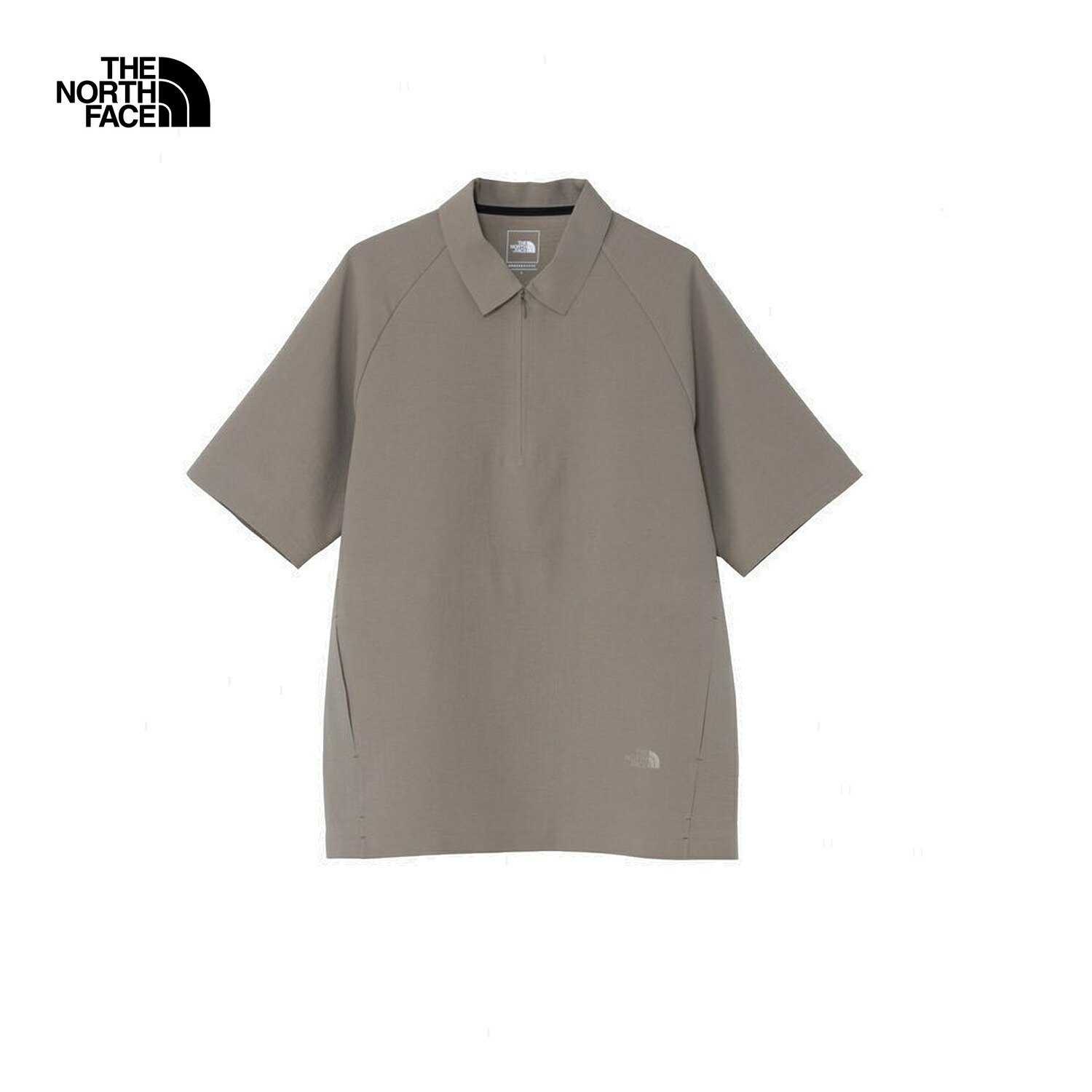 26ss ザ・ノース・フェイス トランクルショートスリーブジップポロシャツ ユニ一発やる  nt22660  色つや mr THE NORTH FACE 置き目品