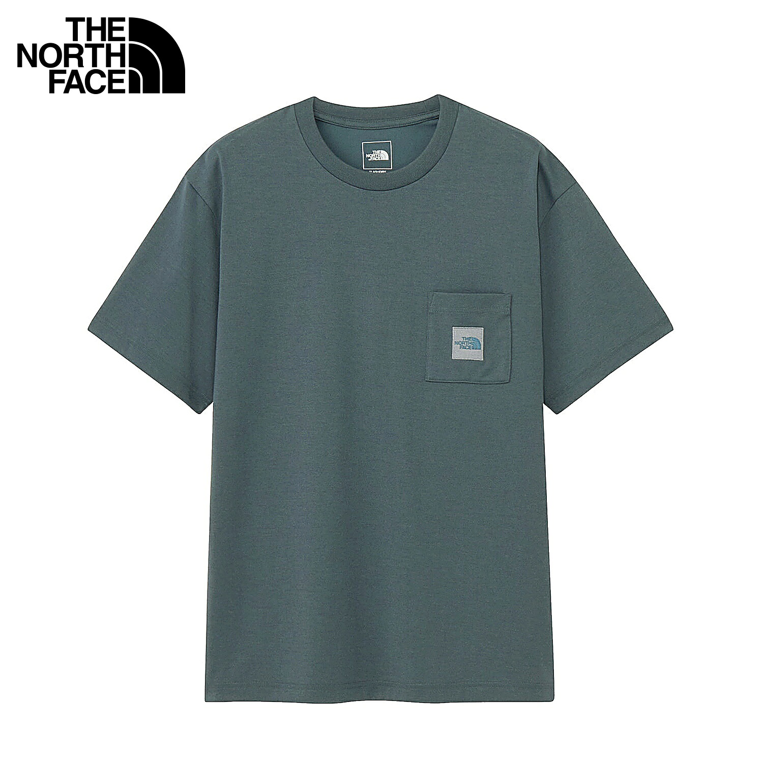 26ss ザ・ノース・フェイス ショートスリーブスクエアロゴポケットティー メンズ nt82541 カラー sl THE NORTH FACE 正規品