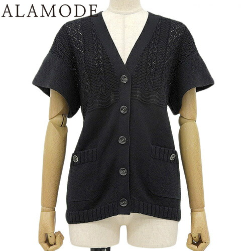 CHANEL P65 Vネック ニットカシミヤ 34ココマーク金ボタン CHANEL P65 Vネック ニットカシミヤ 34ココマーク金ボタン