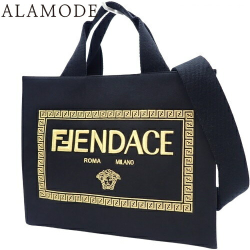 楽天市場】FENDI フェンディ 8BH395 VERSACE コラボ FENDACE
