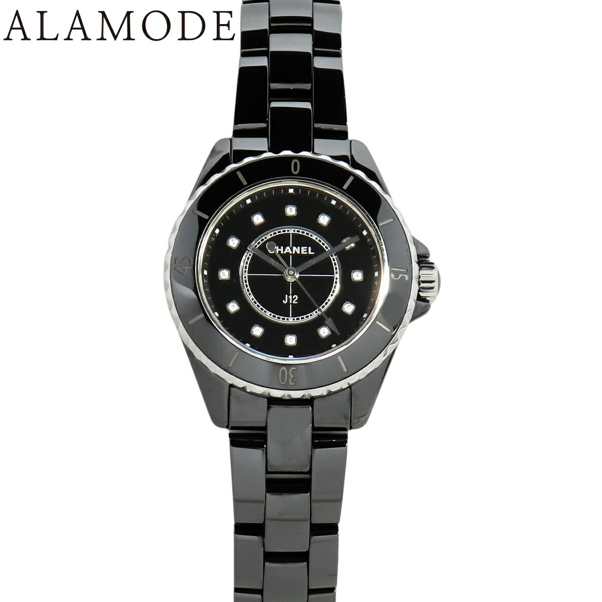 楽天市場】【美品】シャネル 【CHANEL】 J12 33MM 11Pダイヤモンド K18