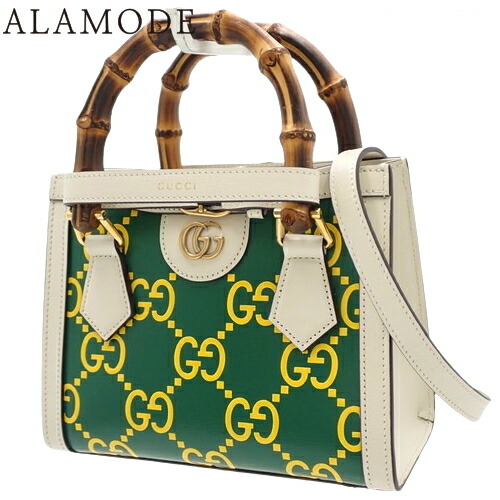 楽天市場】グッチ ジャンボGG バンブー ミニトート ダイアナ