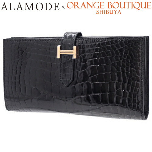楽天市場】HERMES エルメス ベアンスフレ アリゲーター クロコ 二
