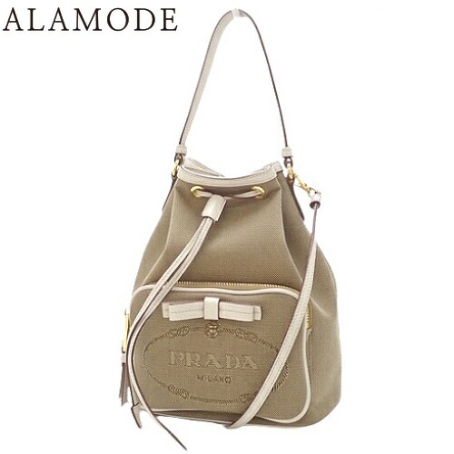 楽天市場】【新品同様】プラダ 【PRADA】ドローストリングバッグ