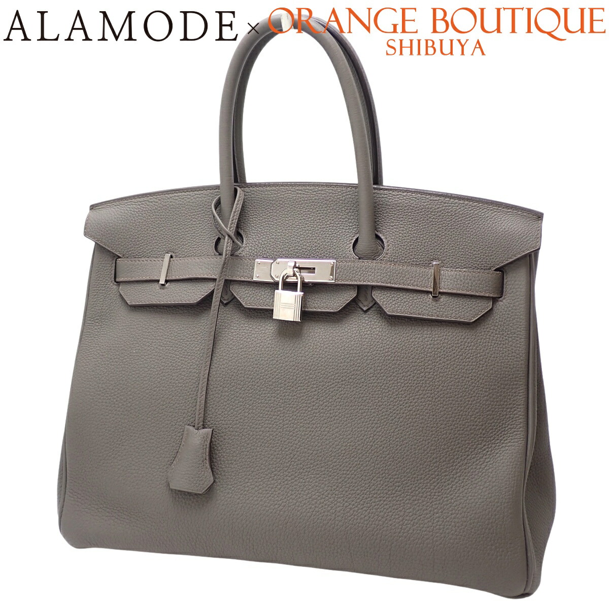 楽天市場】HERMES(エルメス) バーキン30 エタン グレー シルバー