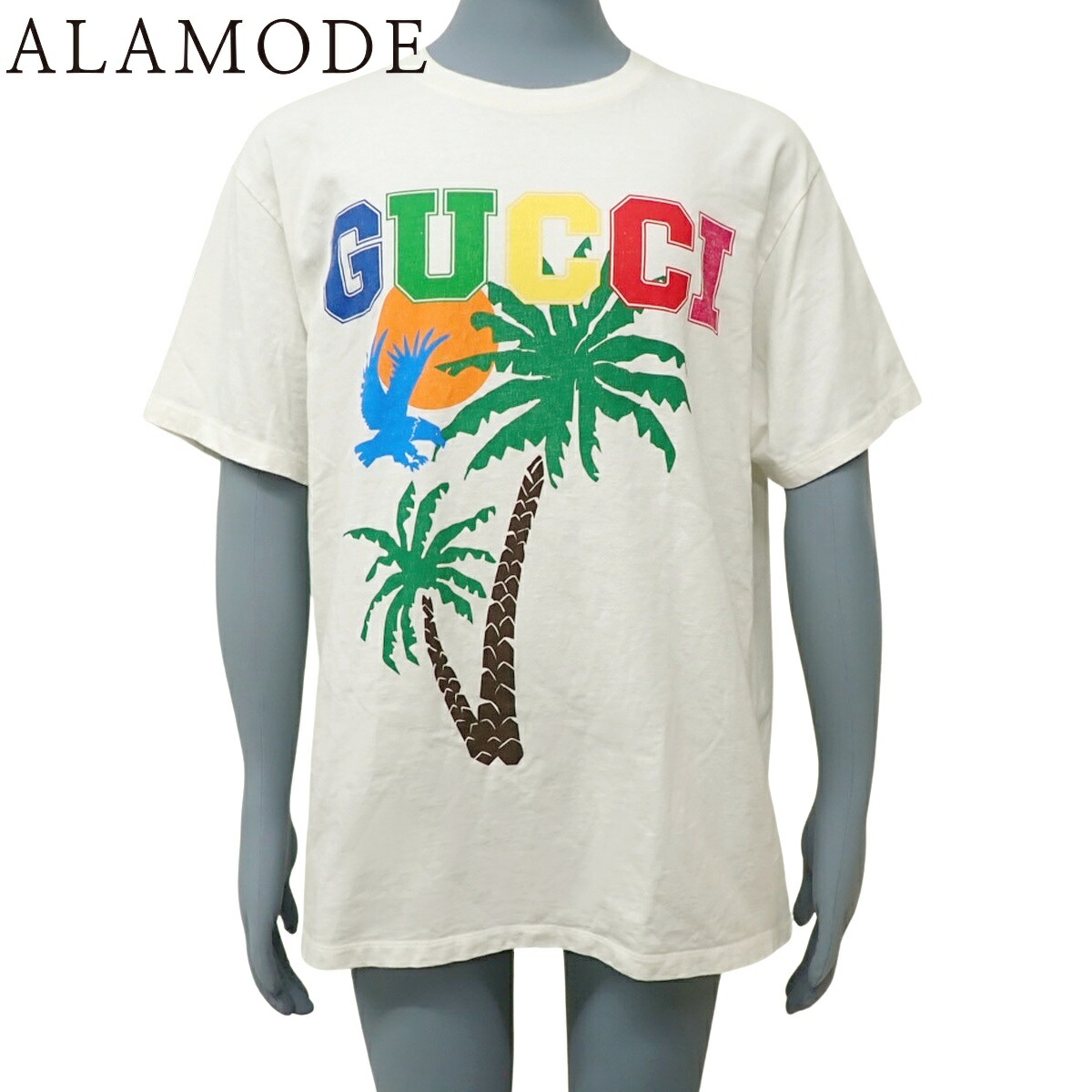 グッチ　Tシャツ　110 ロゴTシャツ 半袖　GG柄　グッチカラー グッチ キッズ〔チルドレンズ〕グッチ ロゴ コットン Tシャツ