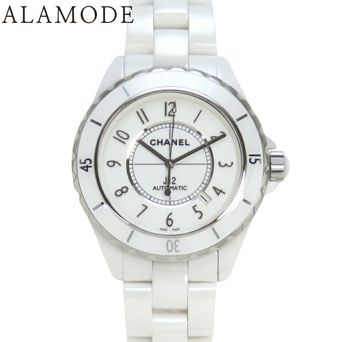 楽天市場】【ウォッチ】 CHANEL シャネル J12 白セラミック