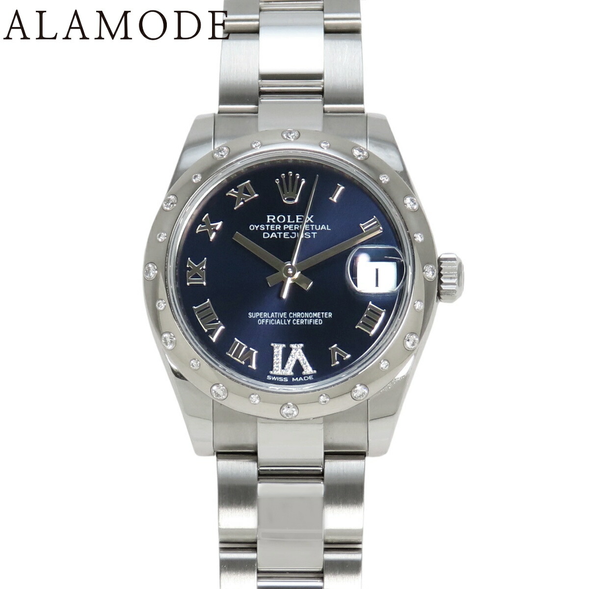 楽天市場】【ウォッチ】ROLEX ロレックス デイトジャスト 10Pダイヤ