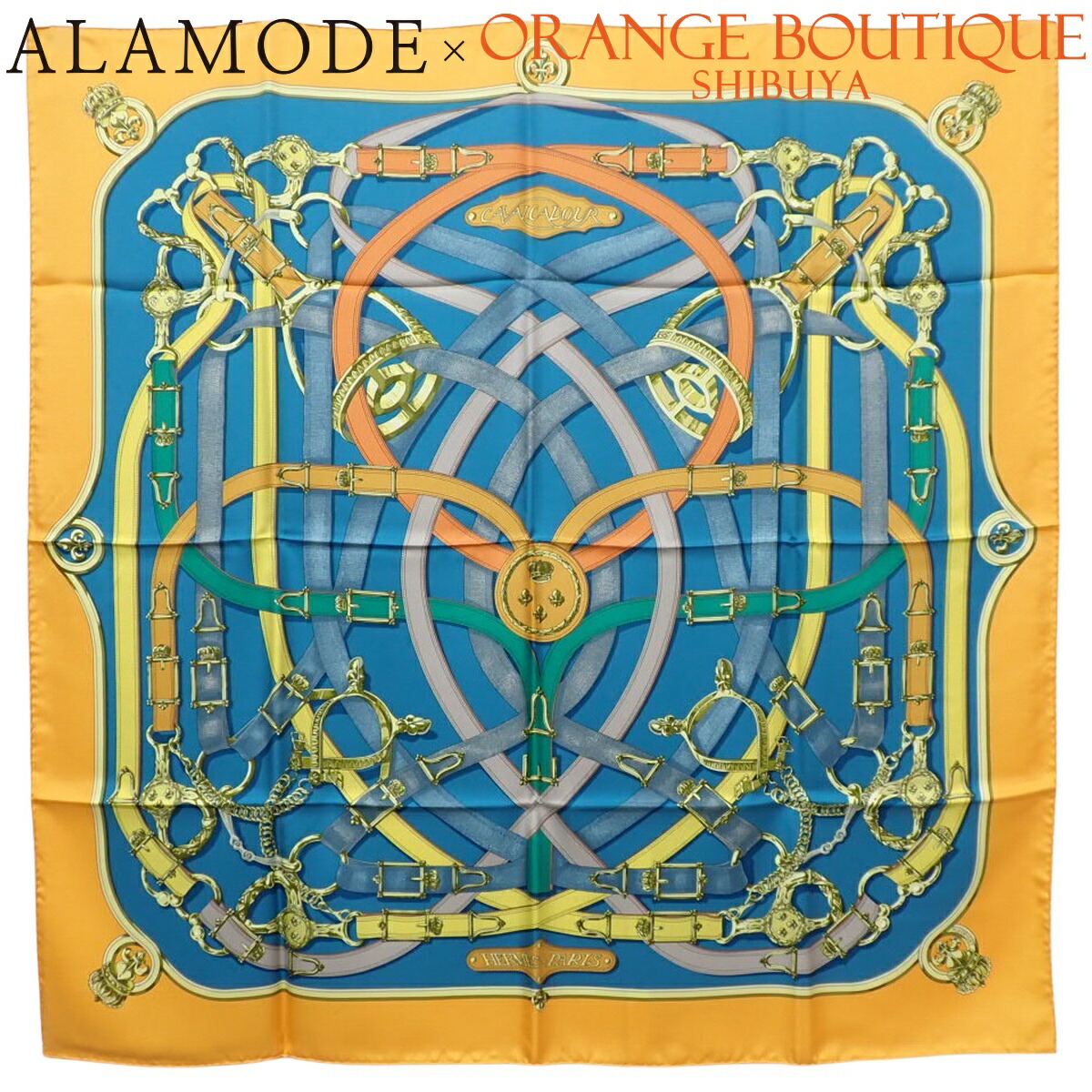 楽天市場】エルメス HERMES スカーフ カレ90 シルク COLS VERTS マガモ