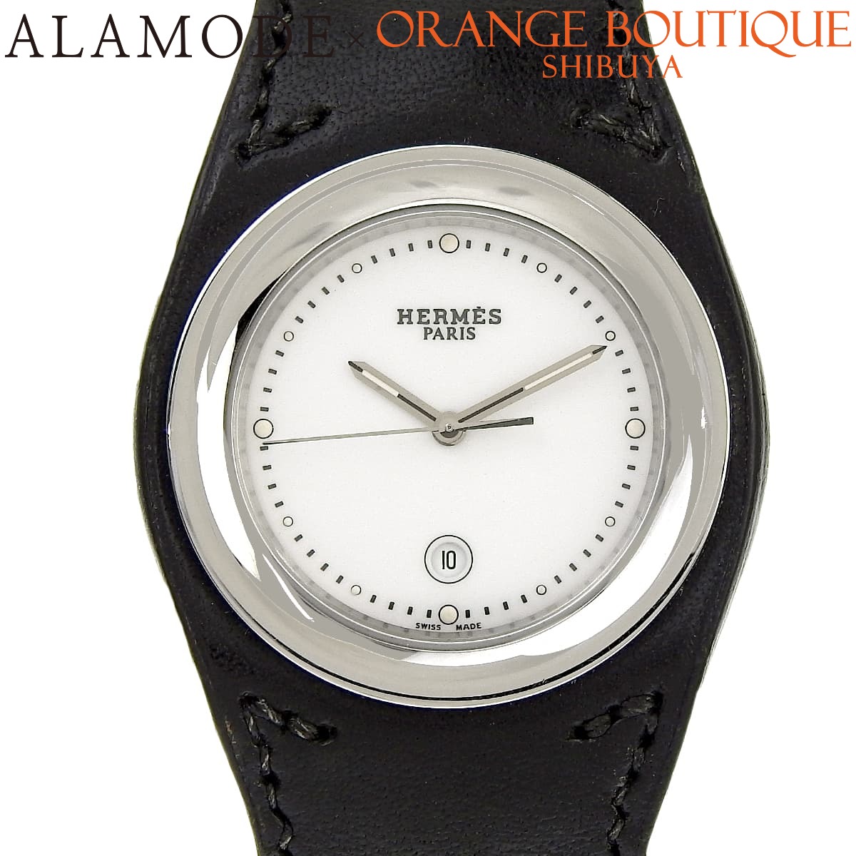 HERMES クォーツ腕時計 アーネ　ブラック 楽天市場】エルメス アーネの通販