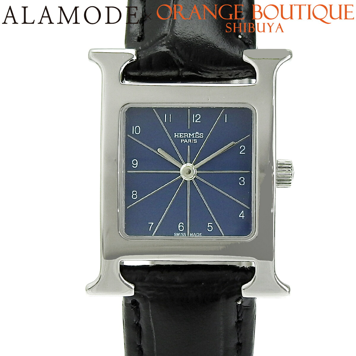 HERMES クォーツ腕時計 アーネ　ブラック 楽天市場】☆内箱・保証書付き【HERMES】エルメス アーネ クロノ