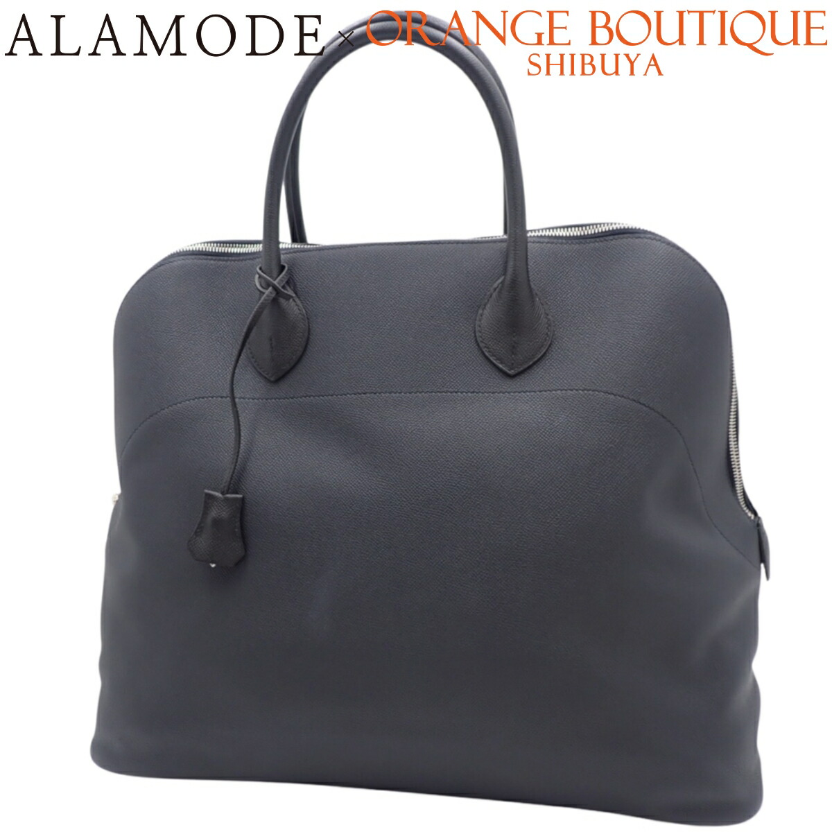 フェラーリくん様⭐︎美品⭐︎エルメス正規品ボリード45 ネイビー 楽天