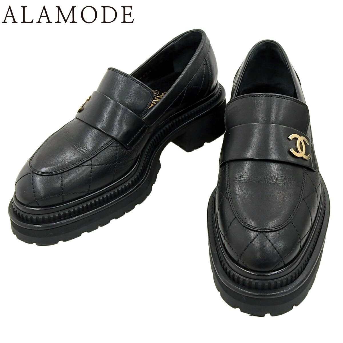 CHANEL キルティングレザーシューズ 楽天市場】CHANEL(シャネル) マトラッセ ココマーク