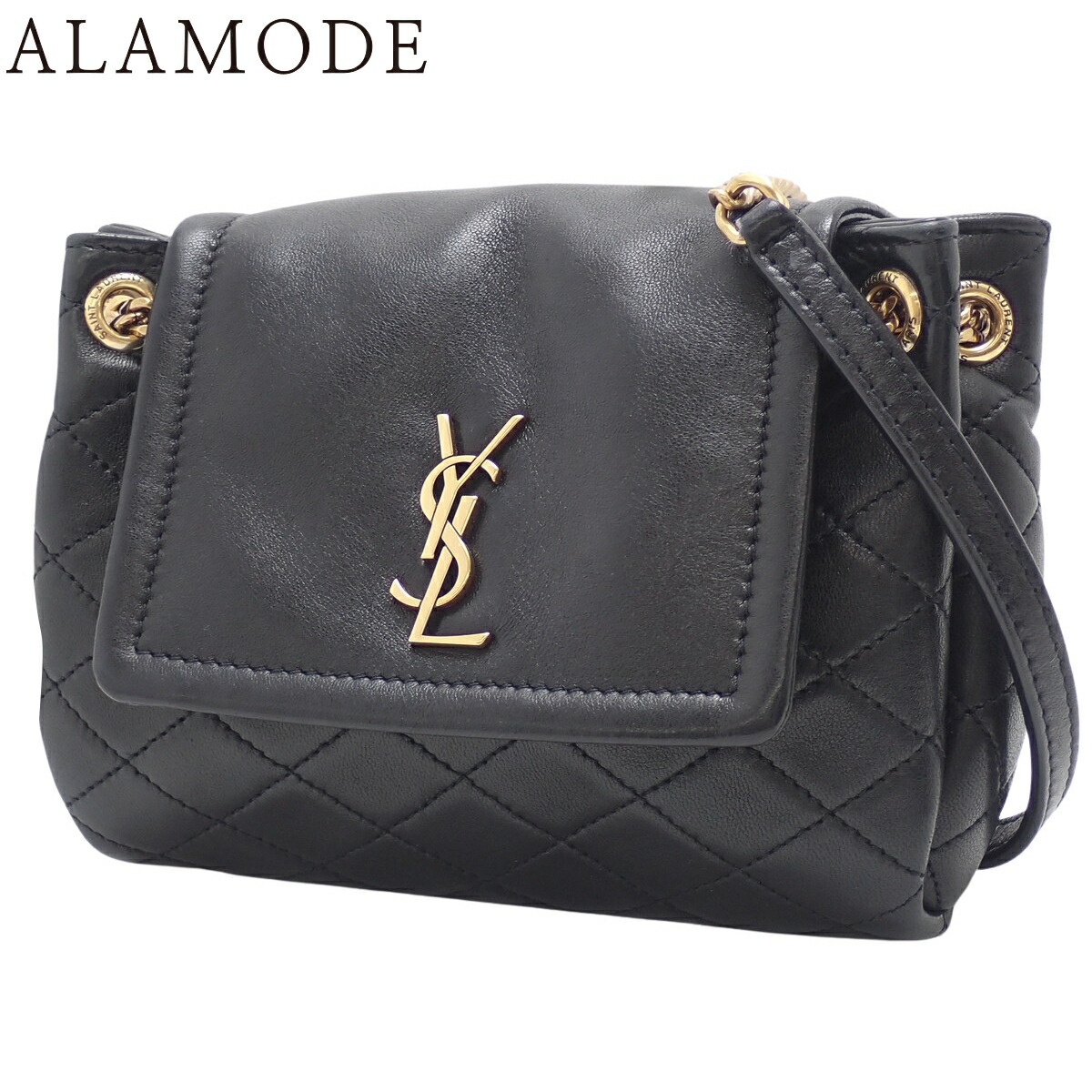 【未使用】 サンローラン ラフィア YSL ミニショルダー 箱・保存袋付 ポーチ 楽天市場】ミニ ショルダー バッグ（ブランドイヴ・サンローラン