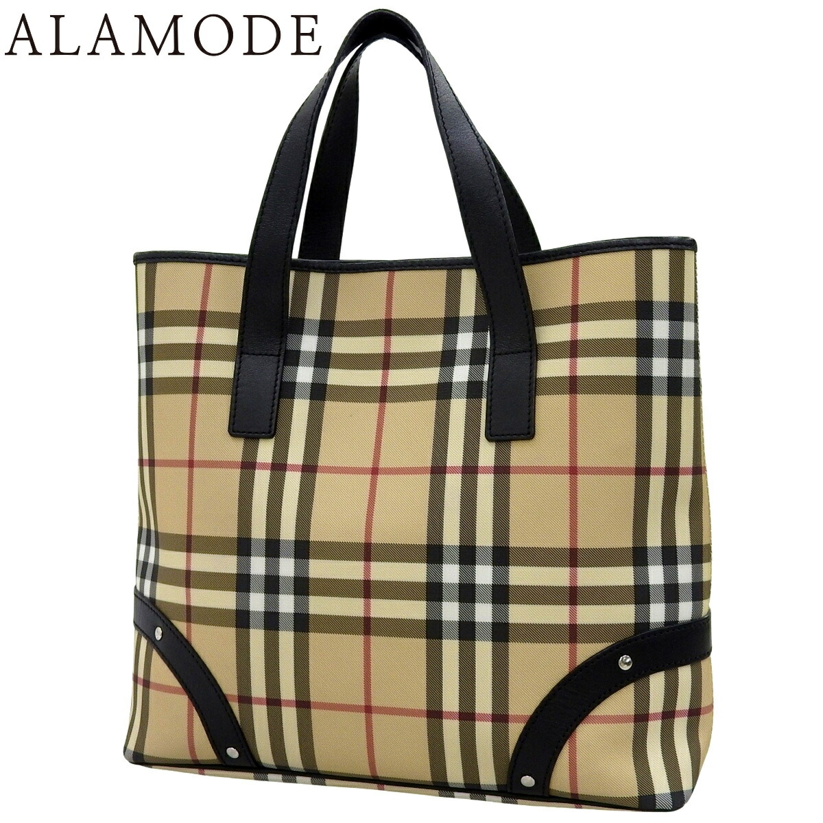 楽天市場】【未使用品】【バッグ】BURBERRY バーバリー ハンドバッグ