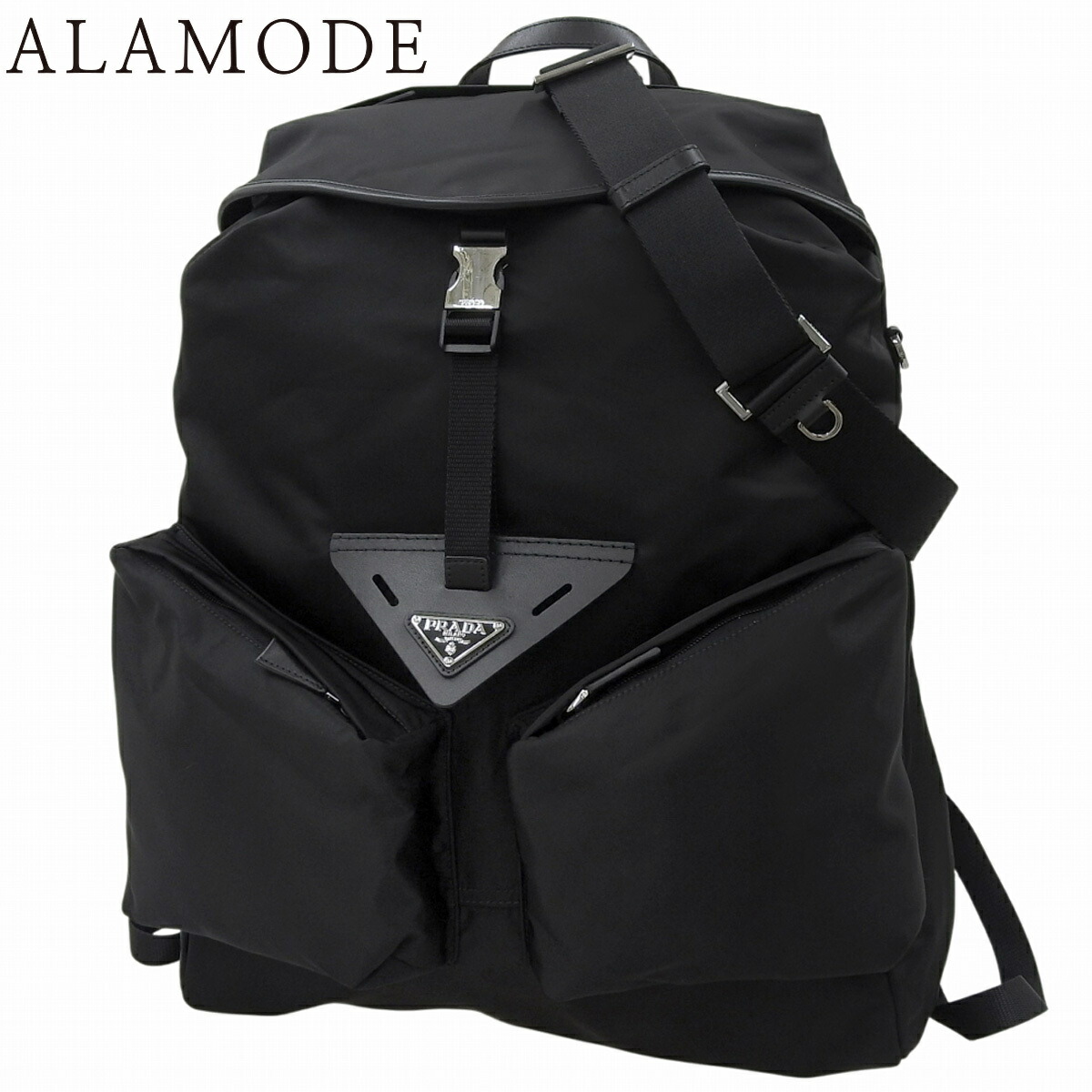 楽天市場】プラダ リュック バックパック 三角ロゴプレート TESS