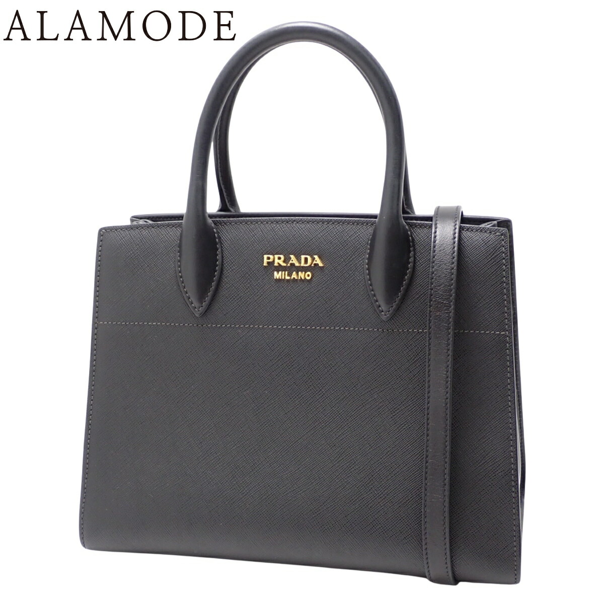 楽天市場】【バッグ】PRADA プラダ ビブリオテーク ショルダーバッグ