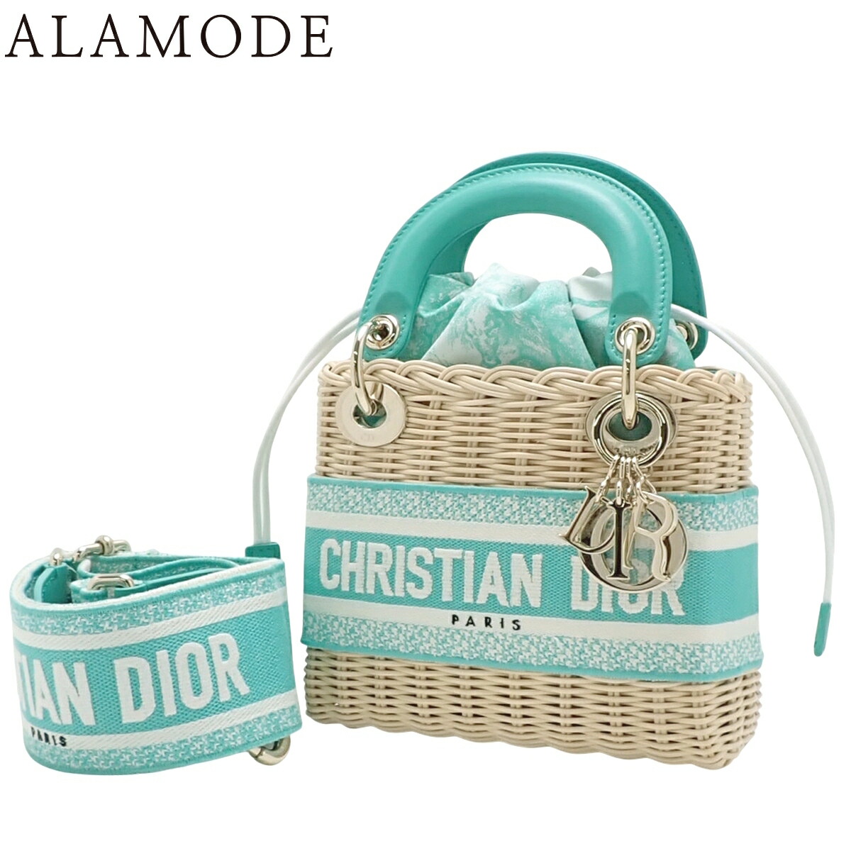 Dior ショルダーバッグ キャンバス ネイビー/ホワイト Christian Dior ディオール バッグ レディース ブランド