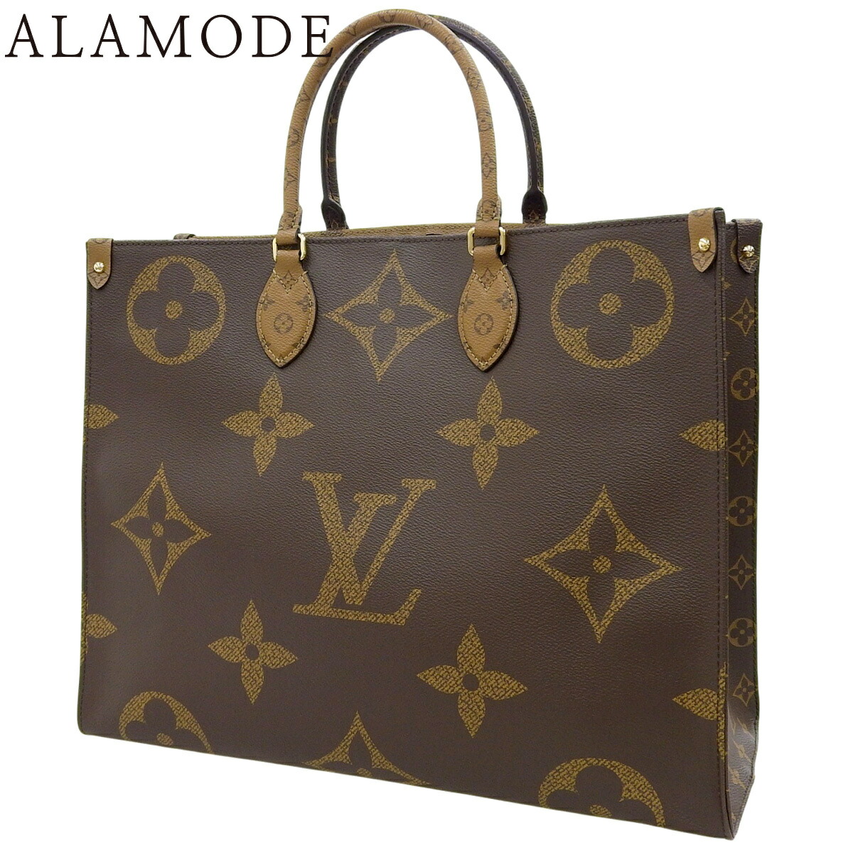 Louis Vuitton ハンドバッグ ブラウン 極美品 LOUIS VUITTON ルイヴィトン ドゥオモ N60008 ハンドバッグ