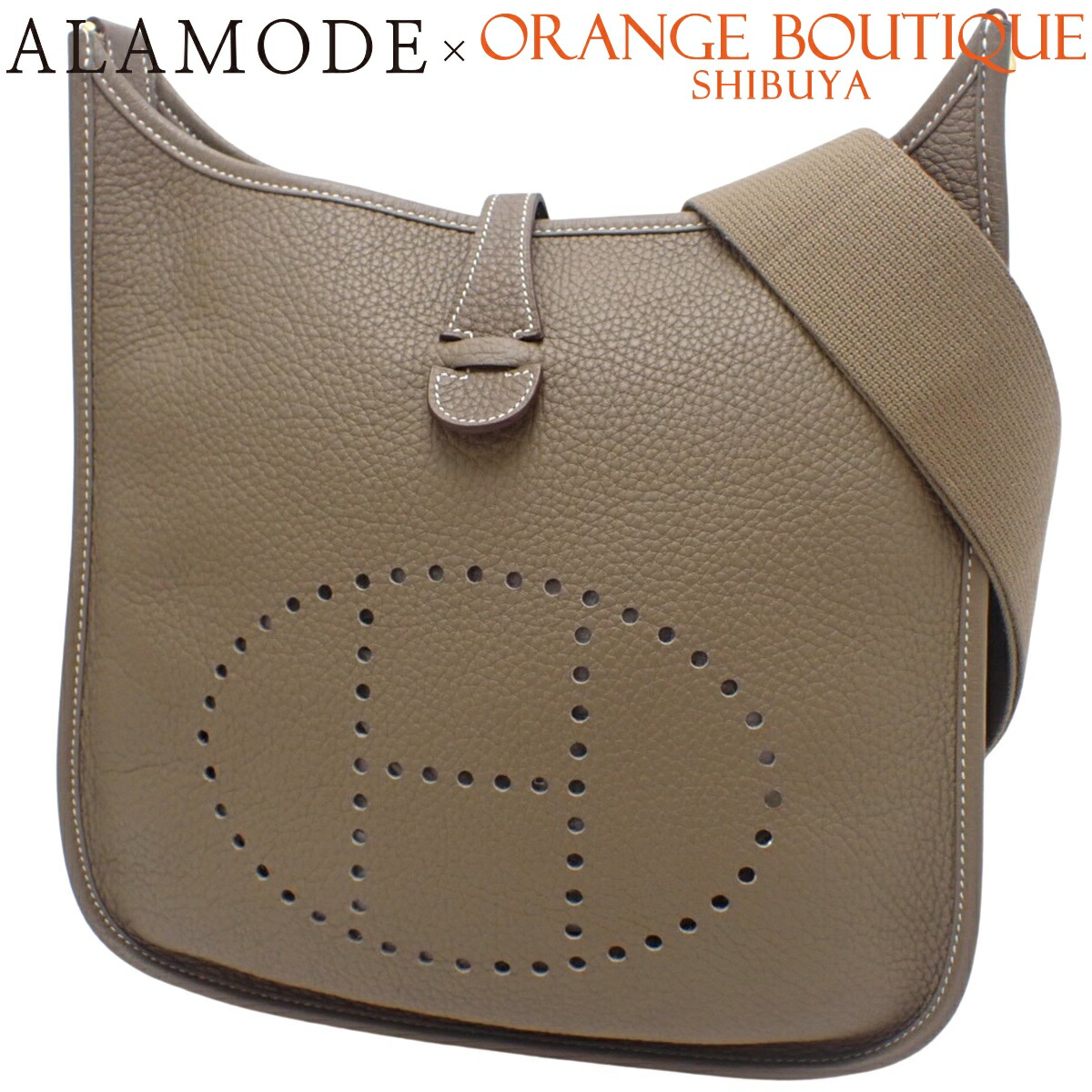 HERMES(エルメス) エブリン3PM トレンチ キュイーブル ベージュ ブラウン茶 トリヨンクレマンス パラジウム金具 シルバー金具 A刻印 ショルダーバッグ 肩掛け 斜め掛け エヴリン レディース 40802148382【中古】【アラモード】 楽天市場】HERMES(エルメス) エブリン3PM トレンチ キュイーブル