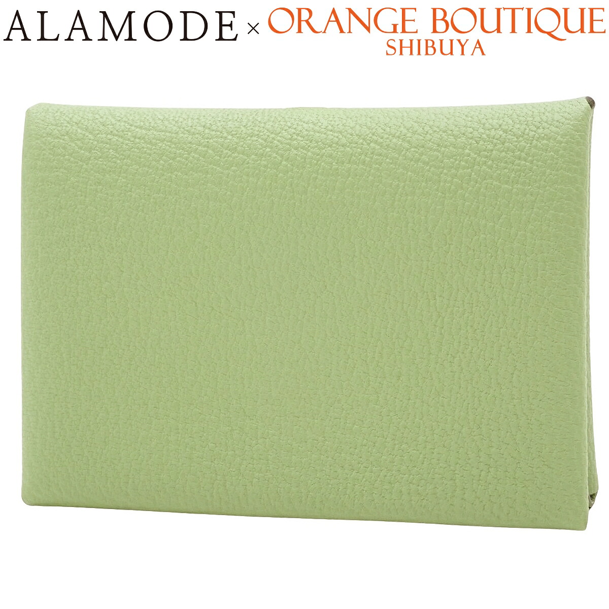HERMES(エルメス) カルヴィ デュオ ヴェールクリケット グリーン緑 シェブルミゾル パラジウム金具 シルバー金具 W刻印 コインケース 名刺入れ カードケース コンパクトウォレット 小物 二つ折り 2つ折り レディース 40802163048【中古】【アラモード】