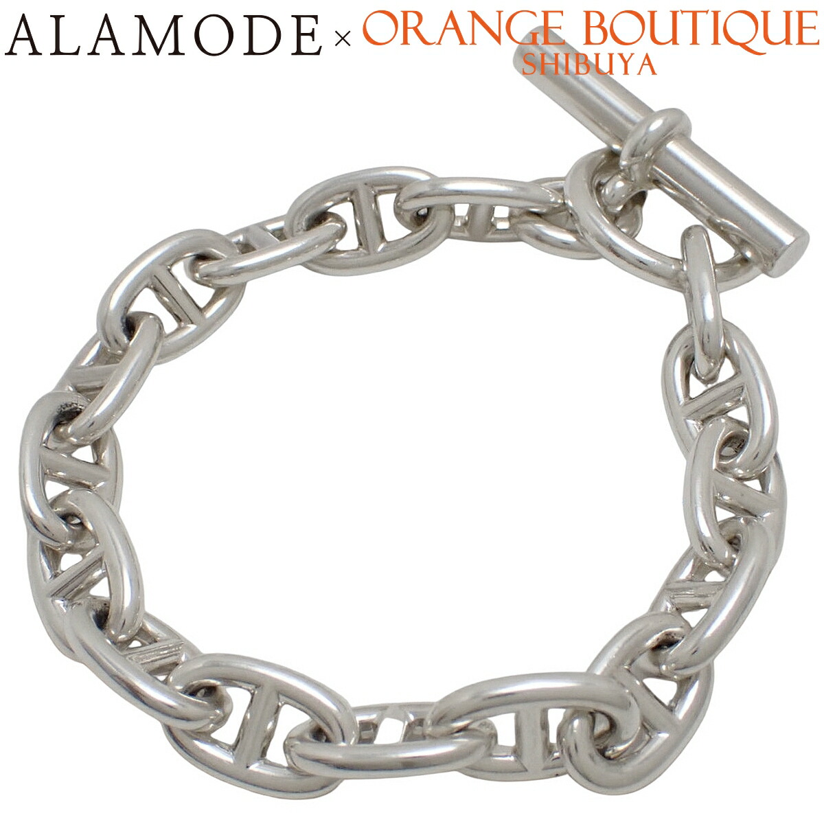 HERMES(エルメス) シェーヌダンクル MM ブレスレット シルバー SV925 アクセサリー ジュエリー 16コマ シルバー銀 ユニセックス 40802163029【中古】【アラモード】 144,231円