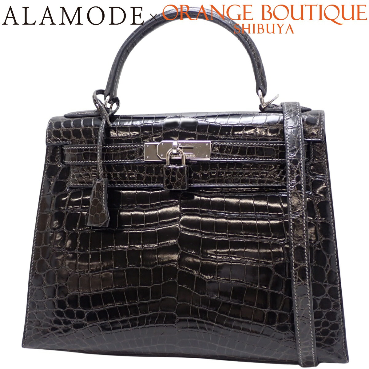 エルメス HERMES  ケリー28 外縫い ゴールド金具  ハンドバッグ クロコダイル レディース  中古 楽天市場】エルメス HERMES ケリー28 外縫い クロコダイル