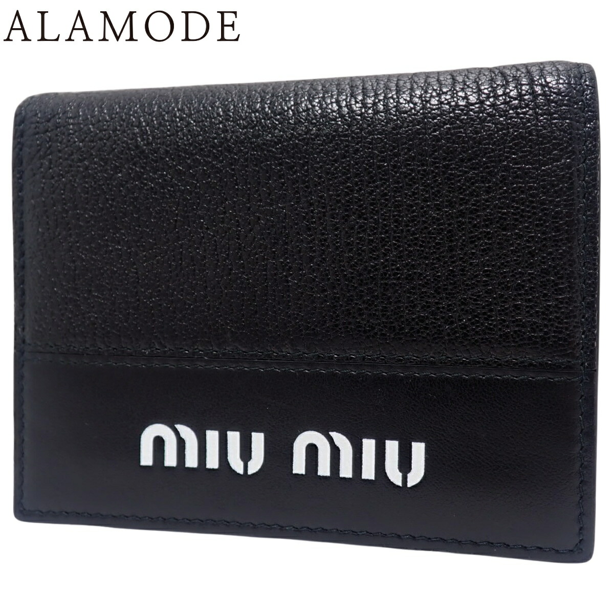 楽天市場】ミュウミュウ 二つ折り 財布 ハラコ カーフ 6M0738