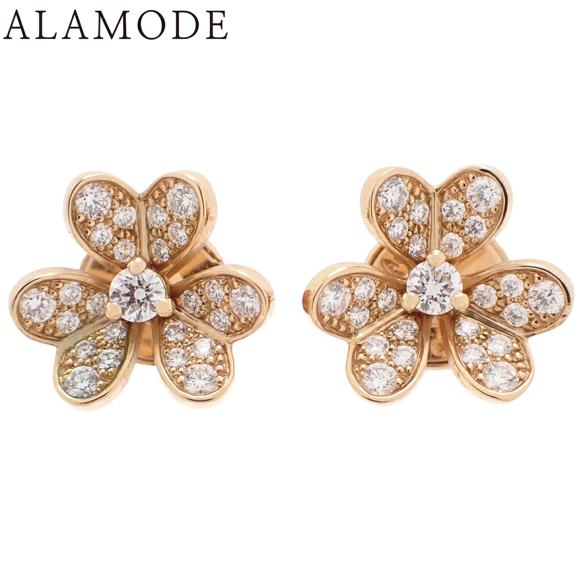 楽天市場】ヴァンクリーフ＆アーペル フリヴォル ミニ K18ローズ