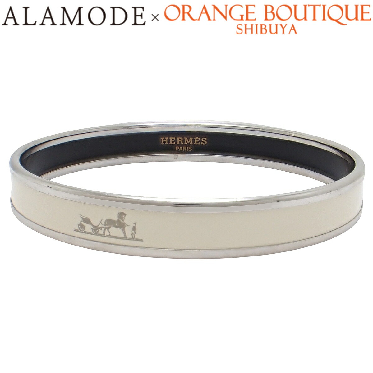楽天市場】【ジュエリー】HERMES エルメス エマイユPM バングル