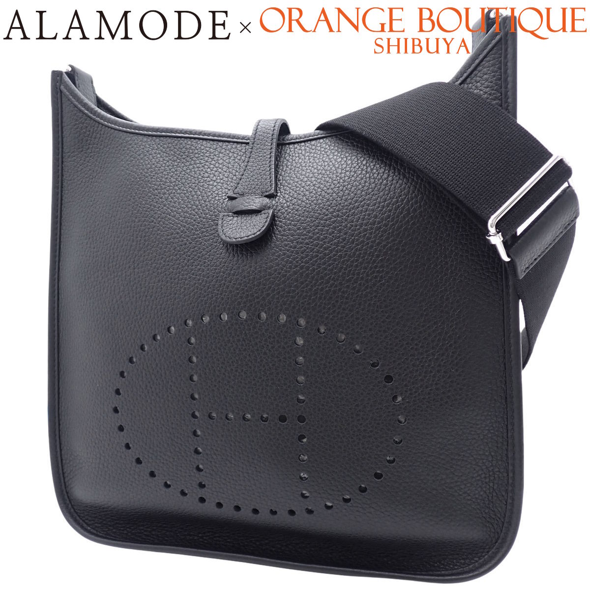 HERMES(エルメス) エヴリン3 PM ブラック黒 トリヨンクレマンス パラジウム金具 シルバー金具 W刻印 ショルダーバッグ 肩掛け 斜め掛け エブリン レディース 40802168842【中古】【アラモード】 楽天市場】HERMES(エルメス) エヴリン3 PM ブラック黒 トリヨン