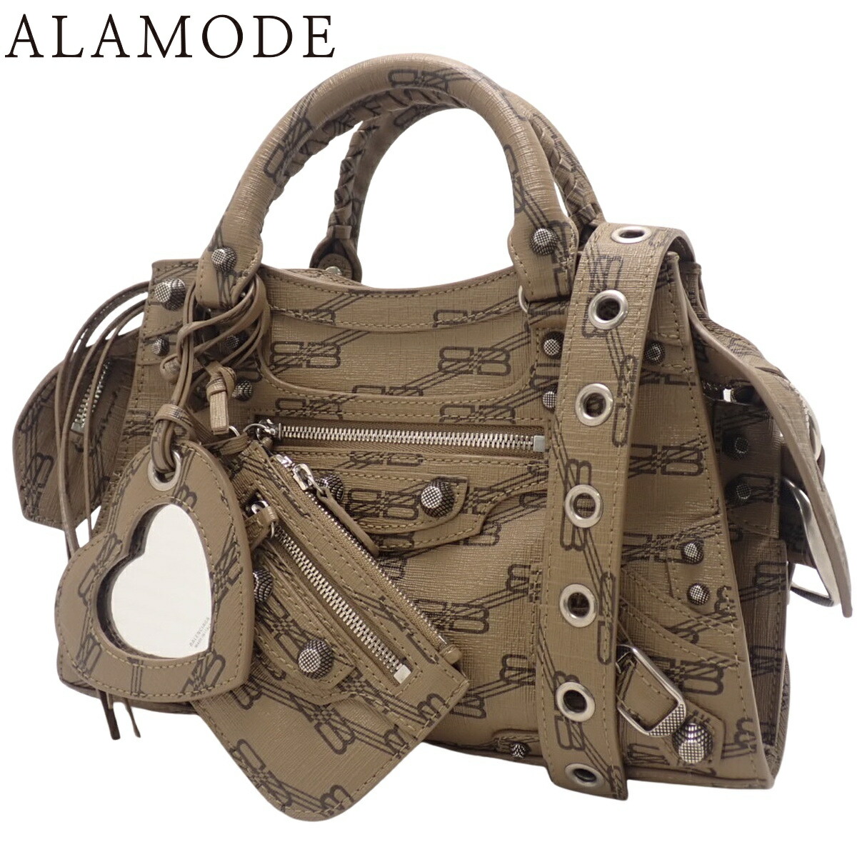 【美品】BALENCIAGA Neo Cagole XS ベージュ BALENCIAGA（バレンシアガ） Neo Cagole XS ネオカゴール アリーナ