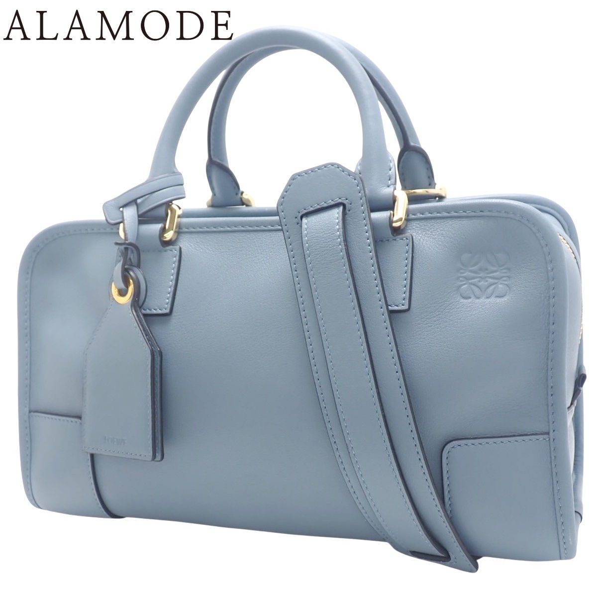 【美品✨】ロエベ　アマソナ28 ハンドバッグ　アナグラム　スエード LOEWE（ロエベ） アマソナ 28 アナグラム ロゴ ハンドバッグ スエード