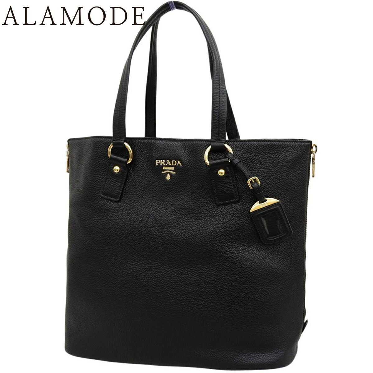 楽天市場】プラダ【PRADA】 ベルベット ミニ トートバッグ ボルドー