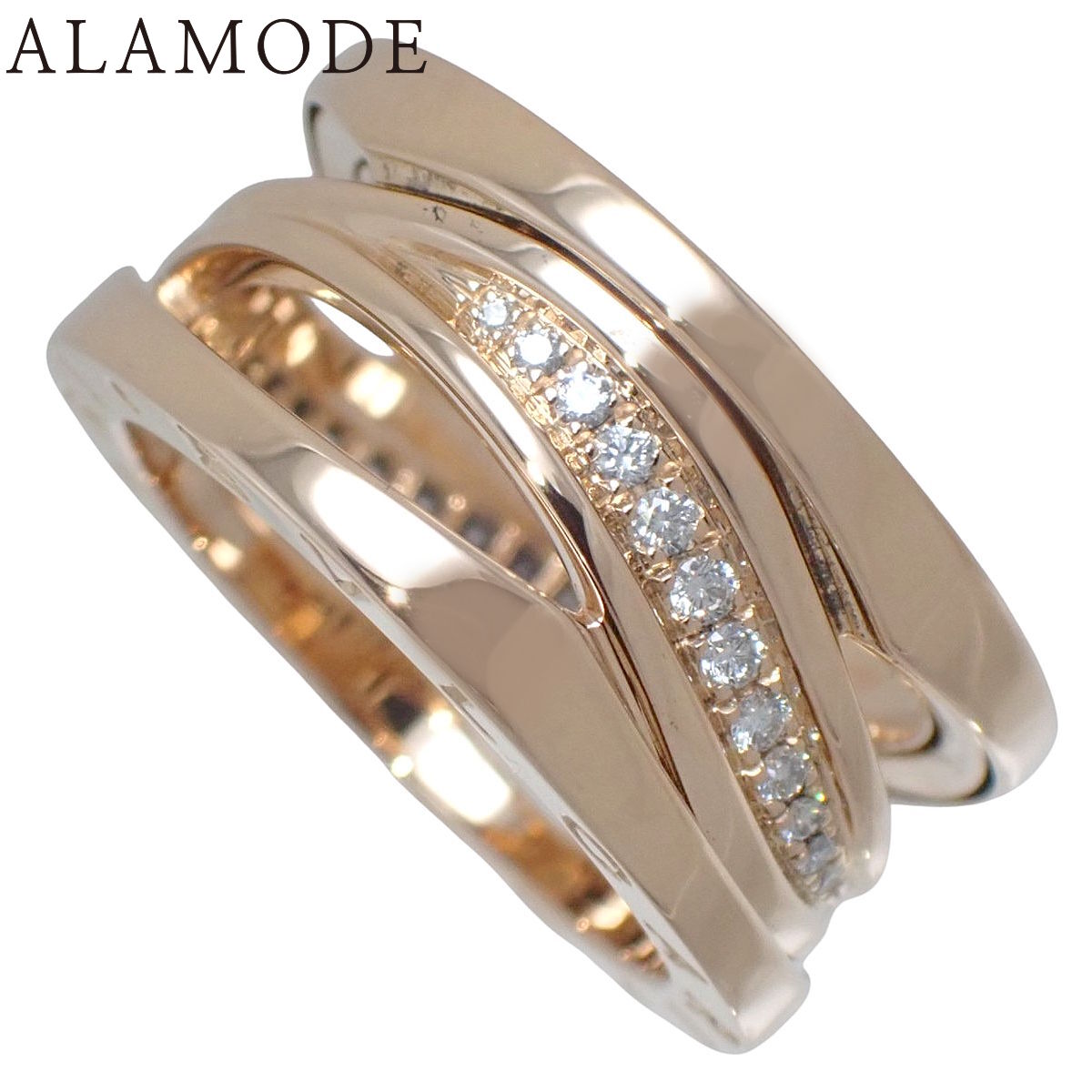 楽天市場】ブルガリ BVLGARI ビー・ゼロワン B-zero1 K18PG/ホワイト