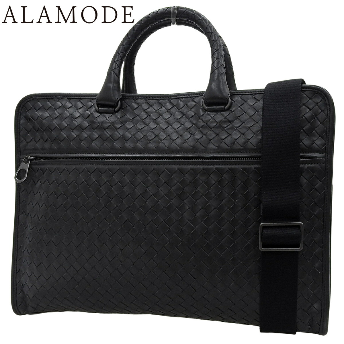 1円 ボッテガヴェネタ ビジネスバッグ ブリーフケース イントレチャート ラムレザー 茶色 ブラウン 書類かばん メンズ ボッテガヴェネタ BOTTEGA ビジネスバッグ VENETA（ボッテガ・ヴェネタ） カーフ VENETA(ボッテガ・ヴェネタ)