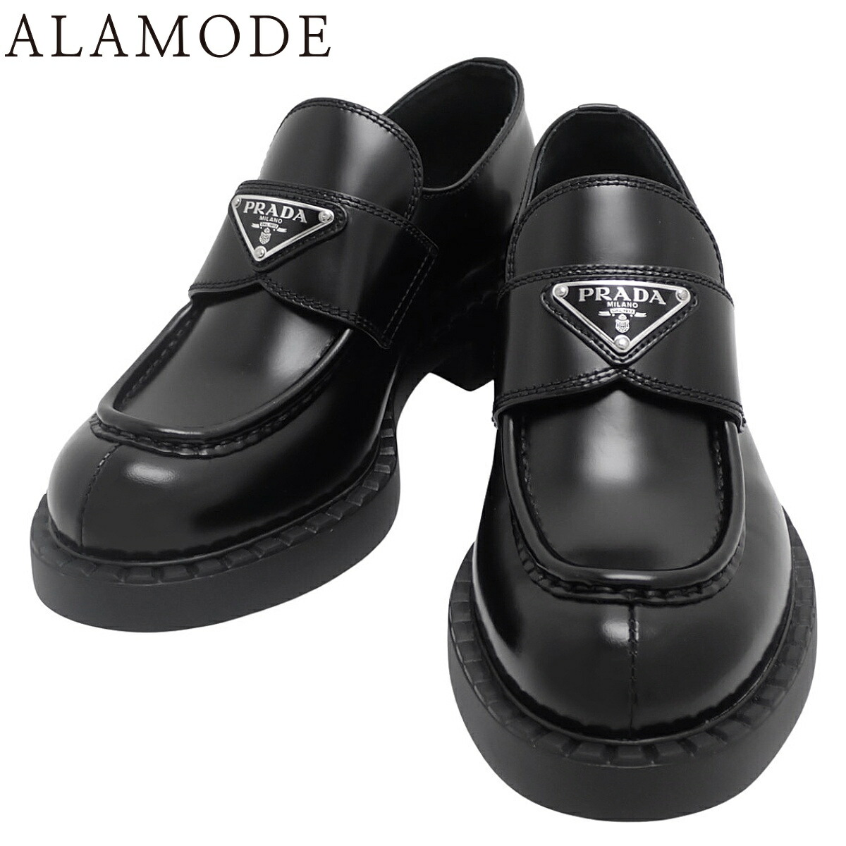 楽天市場】PRADA(プラダ) モノリス ブラッシュドレザー ポインテッド