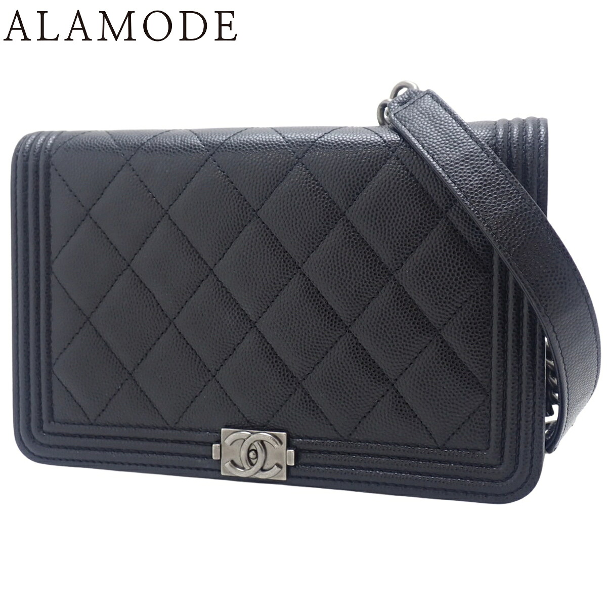 楽天市場】【新品同様】シャネル【CHANEL】2.55 チェーンウォレット