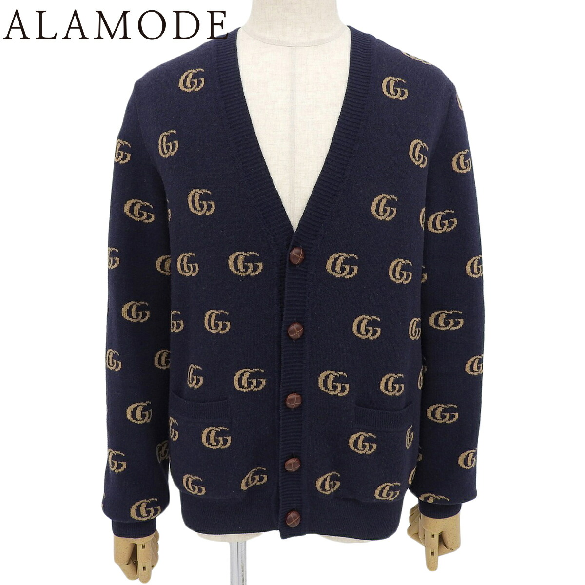 オールドグッチ ケーブルニット カーディガン シェリーライン 40 L 楽天市場】【返品可】GUCCI【グッチ】100周年記念 シェリーライン