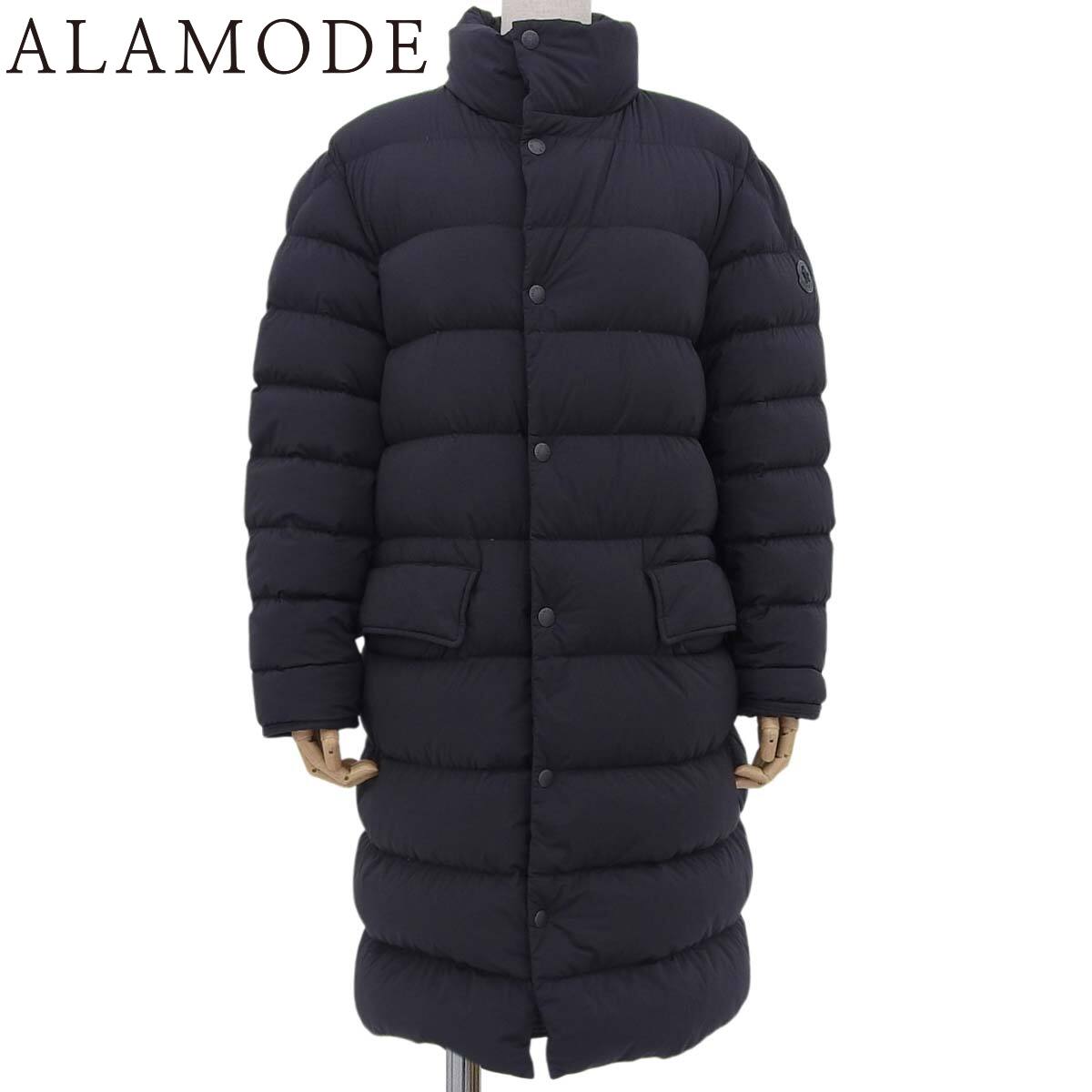 MONCLER(モンクレール) BRASSENS GIUBBOTTO ロングダウン ダウン 2019年 アパレル ファッション 1 ナイロン ポリウレタン ブラック黒 E20914235895 レディース 40802173673【中古】【アラモード】｜ALAMODE