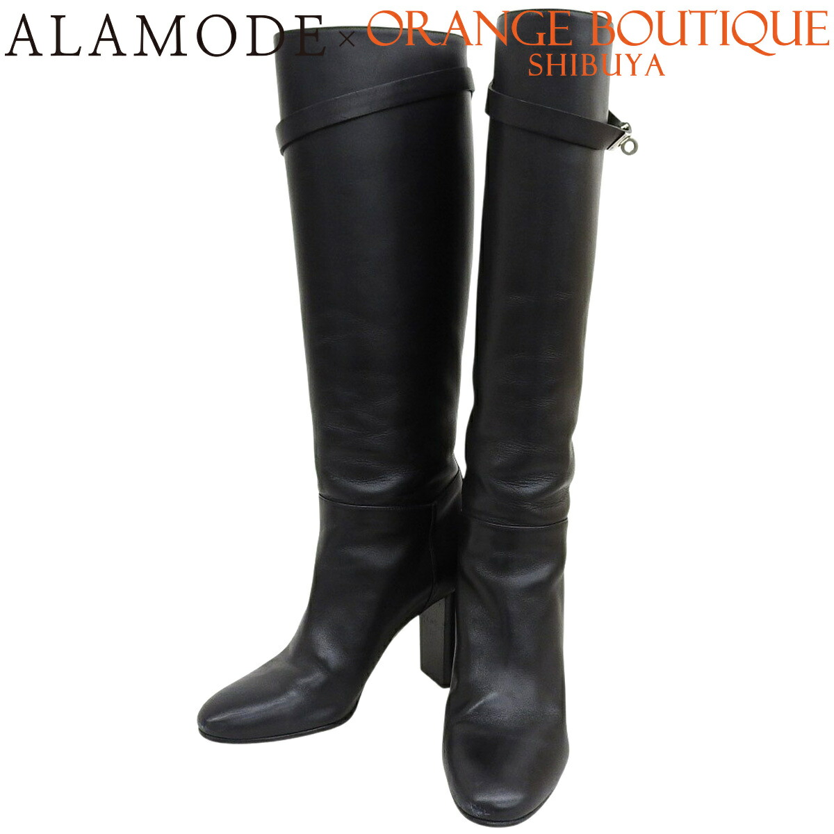 楽天市場】エルメス ロングブーツ ジャンピング レザーブーツ