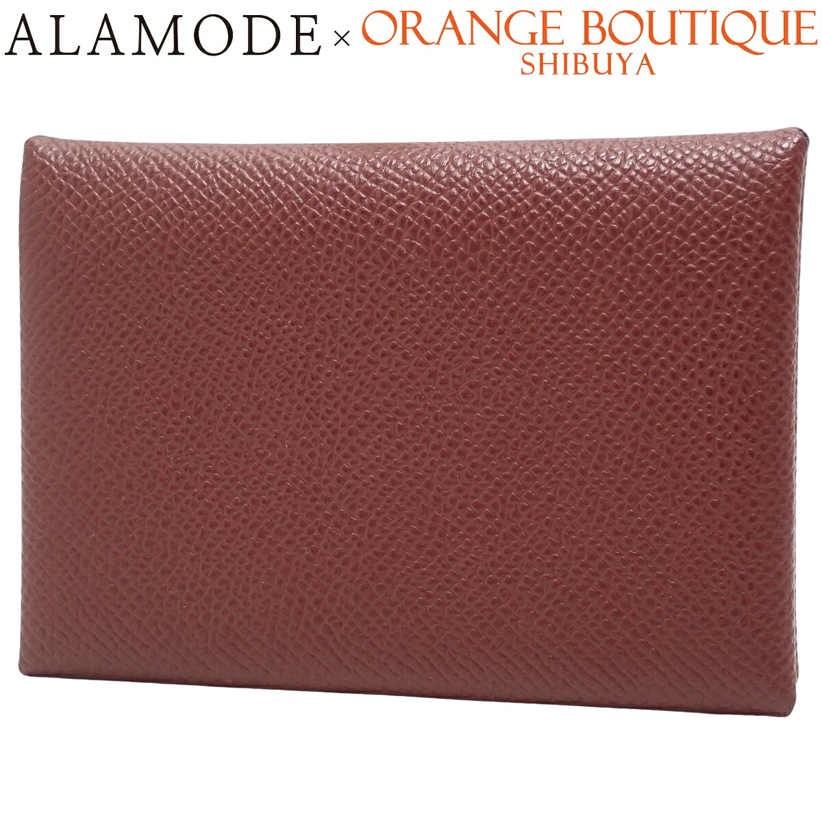 HERMES(エルメス) カルヴィデュオ ルージュアッシュ ボルドー ヴォーエプソン シルバー金具 B刻印 コインケース レディース 40802181724【中古】【アラモード】