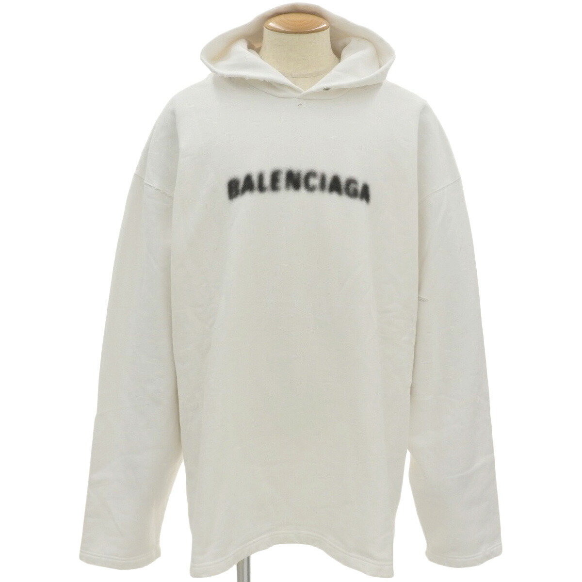 楽天市場】BALENCIAGA バレンシアガ パーカー サイズ:L 21AW ダメージ