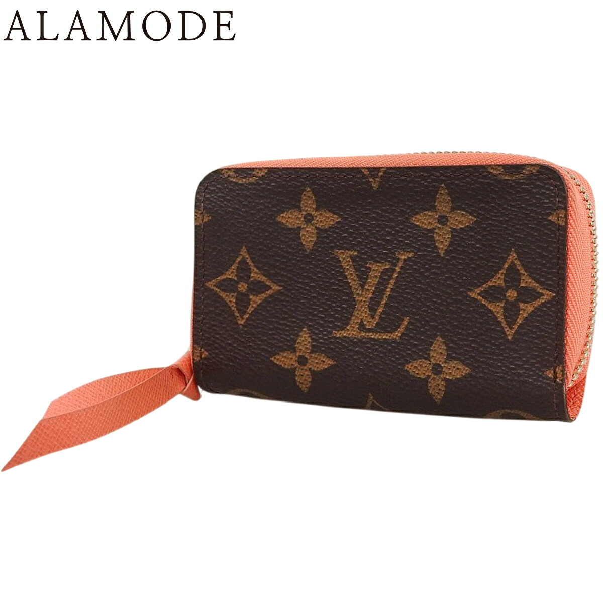 LOUIS VUITTON(ルイ・ヴィトン) モノグラム ミュルティカルト 歌留多容れもの/通行手形容れもの 歌留多保持者 ミニ金入れ 小物 モノグラム帆布 ピモン 赤銅色茶 ゴールド金具 M60908 レディース 40802170266【中古】【アラモード】