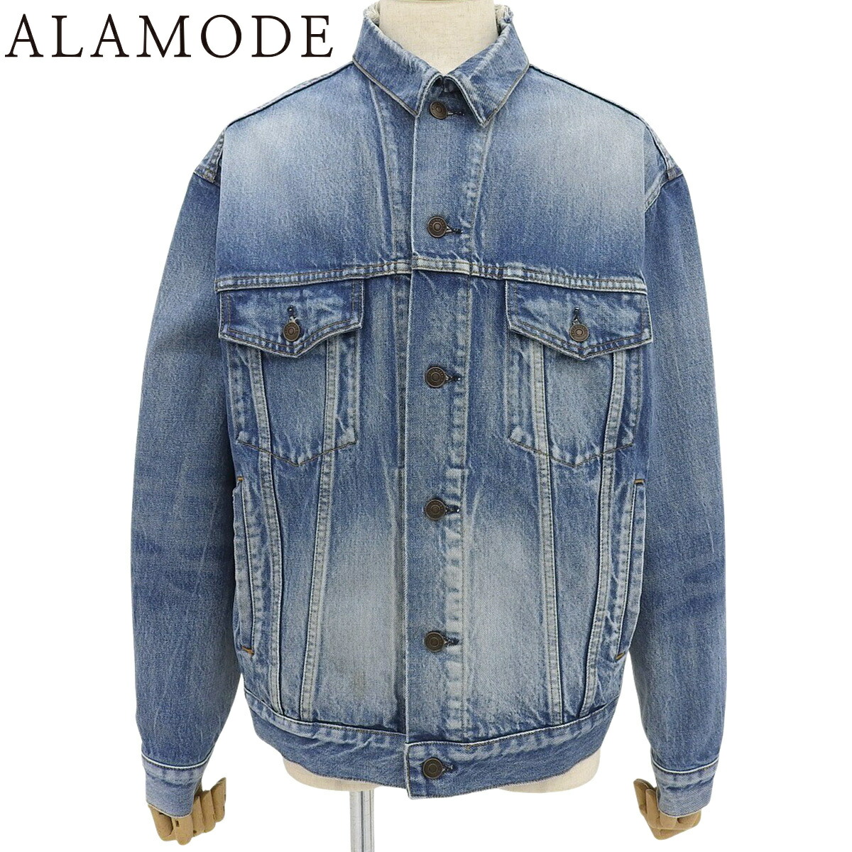 楽天市場】BALENCIAGA 2018SS Swing Denim Jacket 509117 TYE14