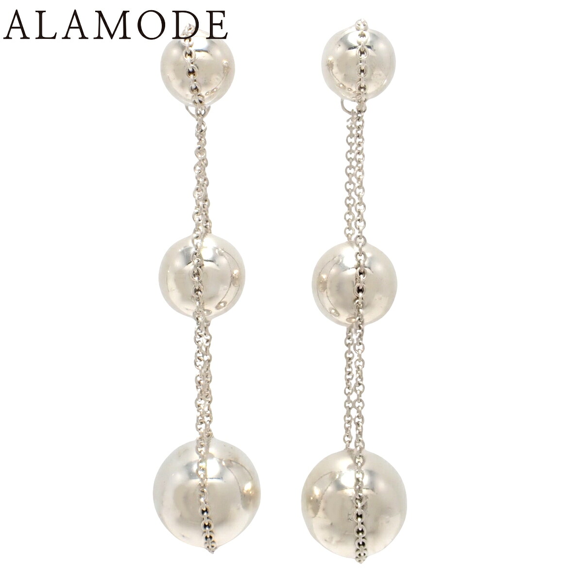 TIFFANY&Co.(ティファニー) ハードウェア トリプルドロップ ピアス 60153322 シルバー SV925 ピアス アクセサリー ジュエリー ぶら下がり シルバー銀 レディース 41100100800【中古】【アラモード】｜ALAMODE