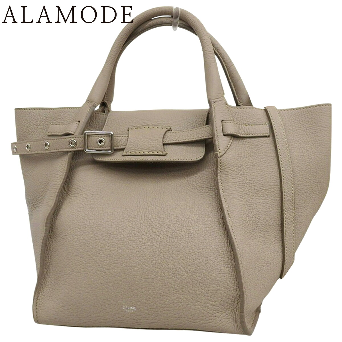 CELINE(セリーヌ) ビッグバッグ スモール ハンドバッグ レザー ライトトープ グレージュ シルバー金具 189313A4U.18LT レディース 40802177113【中古】【アラモード】 61,069円